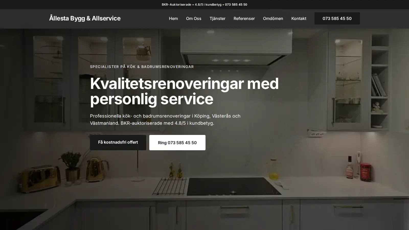 Allesta Bygg desktop